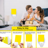 25 Pack Yellow Sticky Traps for Flying Insect Traps Plug In and Mosquito Traps, Long - Lasting and Non-Toxic, Durable Glue Boards Compatible with HiAnifri SUNAYA Protecker Mayardfun Flying Insect Trap