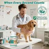 Yunnan Sanqi Blood Support Capsules for Dogs - 90 Capsules for Hemangiosarcoma, Hemoabdomen, Pericardial Effusion, Cancer Bleeding, Severe Bruising, Ulcer Bleeding & Bloody Stools