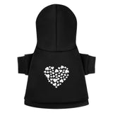 Heart Tee Clovers Dog Apparel Pet with Hat Hoodie Sweatshirt Clothes Supplies for Small Large Pet Puppy Cat Costumes Suit M