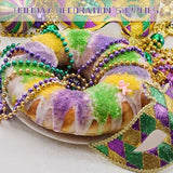 100PCS Bulk Parade Beads - Colorful Mardi Gras Bead Necklaces for Kids & Adults - Party Decorations & 33" Festival Parade Throw Accessories Bulk Beads for Wedding, Birthday
