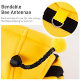 Selena Cat Bee Antennae Costume Hoodies Cute Bee Stripes Dog Kitten Puppy Pet Apparel (X-Large,Yellow&Black)