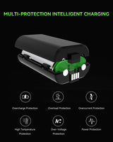Rechargeable Battery Pack for Xbox Series X|S/One, 2 Pack 4440mWh 3.7V Battery Pack for X-Box One/S/X/Elite All Xbox Controllers Supports Use While Charging (Includes 2 Batteries Only)