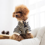Dog Hoodies for Small Medium Large Dogs,Matching Dog and Owner Clothes Separately Sold, Striped Dog Shirts,Boy Girl Cat Dog Birthday Christmas Outfits (for Pets, 4XL - Chest 24.4")