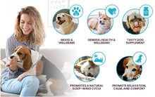 Load image into Gallery viewer, K9 Select Melatonin for Large Dogs - Composure Dog Calming Chews - Dog Melatonin for Sleep - Reduce Stress for Large Dogs - 6 mg, 90 Beef Flavored Chewable Tablets
