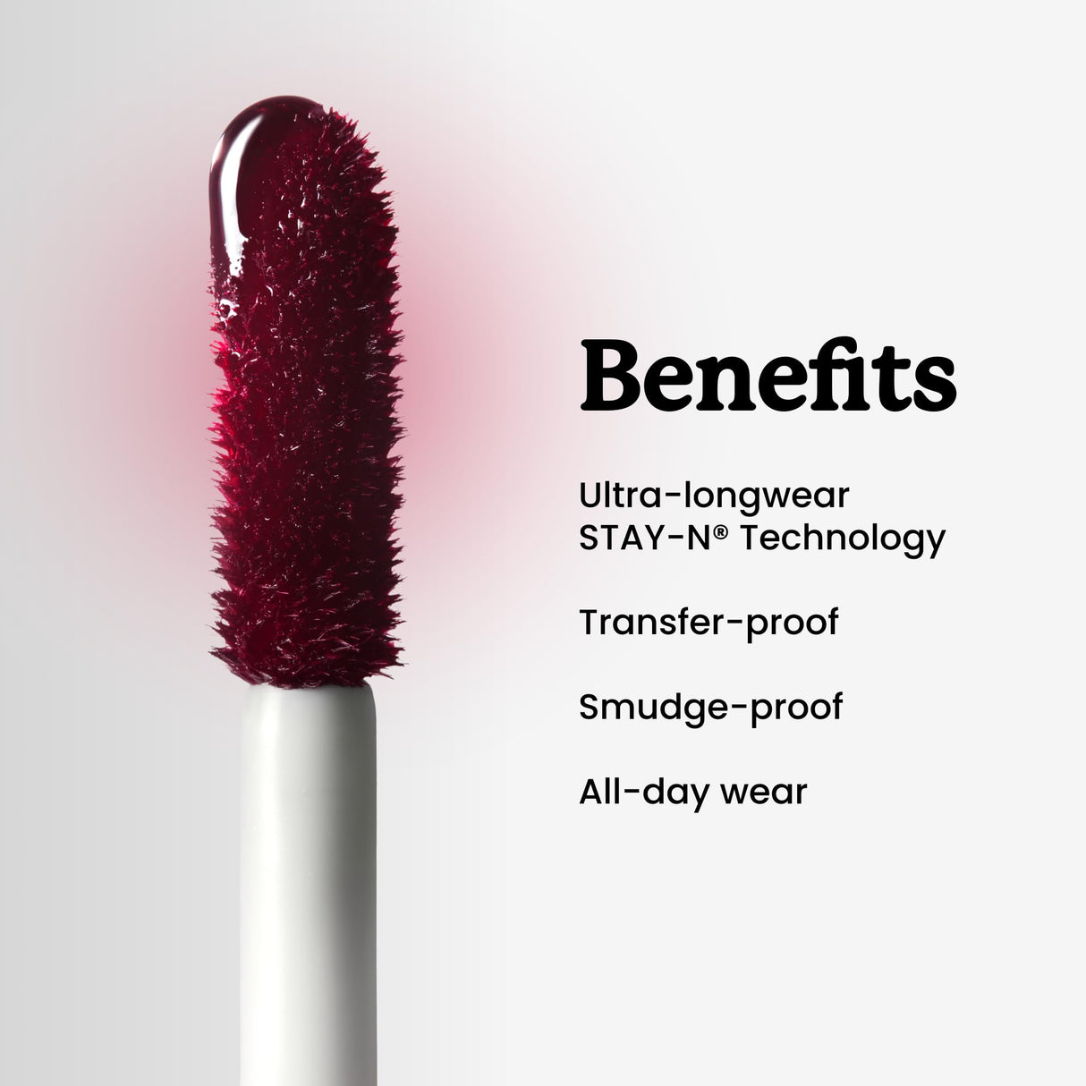 Lip Liner STAY-N Peel Off Lip Stain — Long Lasting Waterproof Lip Tint with Hyaluronic Acid & Vitamin E — Transfer Proof Matte Finish, Vegan & Cruelty-Free (First Bloom)