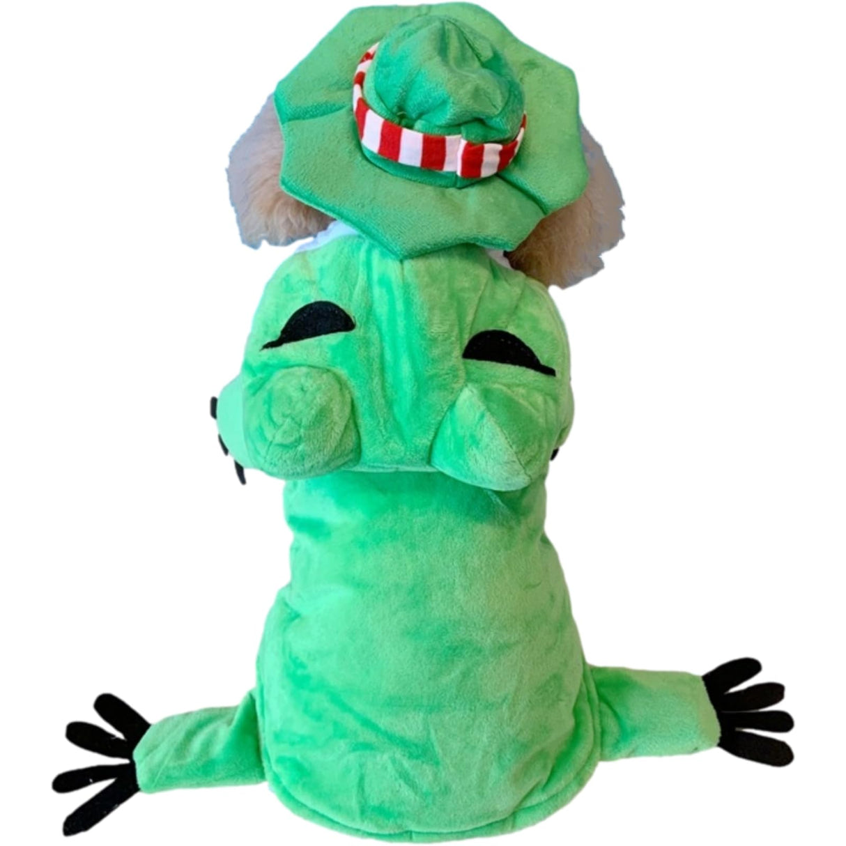 apott Frog Costume with Hat for Dog Funny Puppy Apparel Halloween Pet Clothes Outfit for Small Medium Large Dogs Cats(Green, XL)
