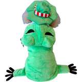 apott Frog Costume with Hat for Dog Funny Puppy Apparel Halloween Pet Clothes Outfit for Small Medium Large Dogs Cats(Green, XL)