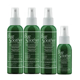 Bug Soother Spray (3, 4oz) - Natural Mosquito, Gnat & Insect Deterrent & Repellent with Essential Oils - 100% DEET-Free Safe for Adults, Babies, Pets, & Environment - Made in USA - Includes 1 oz
