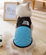 Generic Dog Shirts Pet T-Shirts Breathable Mesh Sleeveless Vest Summer Dog Clothes Pullover Lightweight Cat Clothes with Leash Ring Puppy Sweatshirt Outfits Dog Shirt for Small Dogs Boy Girl (Blue,S)