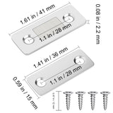 Cabinet Magnetic Catch 4 Pack Ultra Thin Cabinet Door Magnetic Catch for Drawer Magnets Adhesive Cabinet Latch Magnetic Closures for Kitchen Closet Door Closing Magnetic Door Catch Closer