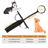OHCOZZY Dog Tail Protector for Wounds, Adjustable Dog Tail Protector Sleeve for Medium and Large Dogs, Anti Licking(L,Black)