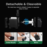 GROWNEER 2 Packs 550GPH Submersible Pump 30W Ultra Quiet Fountain Water Pump, 2000L/H, with 7.2ft High Lift, 3 Nozzles for Aquarium, Fish Tank, Pond, Hydroponics, Statuary