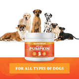 Ultimate Pumpkin for Dogs (16 oz) - with Organic Pumpkin, Apple, Sweet Potato, Miscanthus Grass & Blueberry, Digestive Support Relief for Constipation, Loose Stools, and Upset Stomaches, 60 Scoops