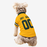 ANTKING Green Bay Dog T-Shirt Jersey Style Pet Clothes Custom Name and Number Gifts