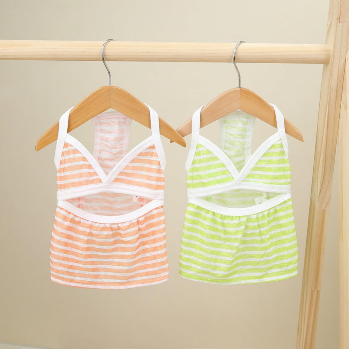 Generic Summer Dog Bikini Swimsuit Dog Swimsuit Dog Bikini Dress Dogs Bathing Suits Beach Clothes Dog Beach Swimsuit Pet Skirts Dog Clothes for Cat Costume Dog Tutu Dresses Green XS