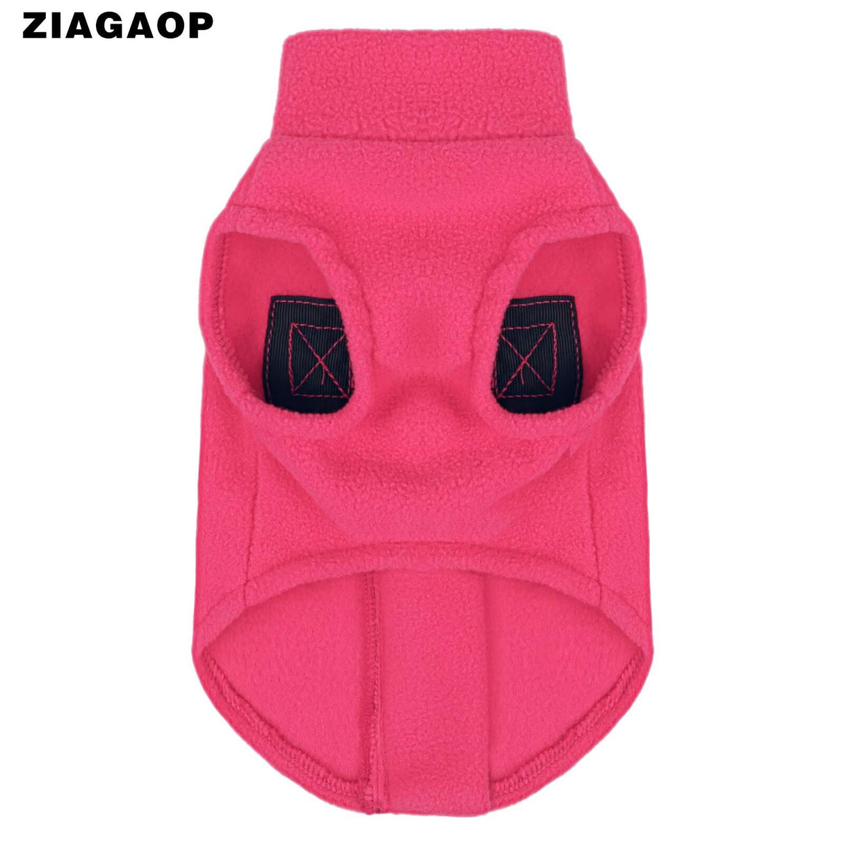 Soft & Comfortable Dog Jacket – Cozy Zip-Up Sweater Vest with Leash Hook, Easy-On Pet Coat for Walks, Outdoor Play, and Everyday Adventures. Pink XL