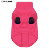 Soft & Comfortable Dog Jacket – Cozy Zip-Up Sweater Vest with Leash Hook, Easy-On Pet Coat for Walks, Outdoor Play, and Everyday Adventures. Pink XL