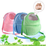 Portable Pet Carrier Bag, African Hedgehog Hamster Breathable Pet Carrier Handbags, Puppy Cat Travel Backpack (M, Green)