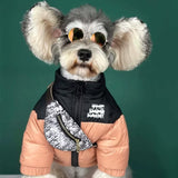 Dog Winter Coat Duck Down Jacket for Small Medium Dogs-Thicken Dog Coat Windbreaker Puppy Winter Clothes for Cold Weather Snowday (Pink, X-Large)