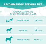 (3 Pack) Max Potency Hemp Oil for Dogs & Cats - Help Anxiety Stress Pain Inflammation Arthritis Aggressive Relax Sleep Allergies Seizures Relief - Treats Chews Joint & Hip - Organic Pet Calming Drops