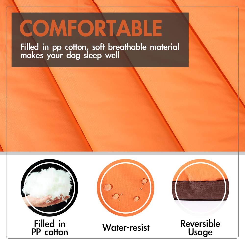 CHEERHUNTING Outdoor Dog Bed, Waterproof, Washable, Large Size, Durable, Water Resistant, Portable and Camping Travel Pet Mat