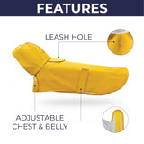 Hudson Hound, Dachshund Raincoat, Sausage Dog Rain Jacket, Long Dog Coat, Weiner Dog Raincoat, Doxie Rain Jacket (Medium)