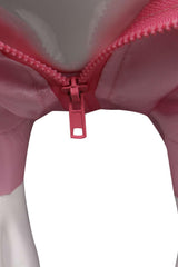 Vecborn Dogs Pink Jacket Pet Clothes Rydell School Cheerleader Pet Costume Pets Party Suit (Pink, Medium)