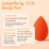 Makeup Sponge Set 5 Pack Micro Porous Low Absorption Soft Latex Free Foundation Beauty Sponges & Blenders for Powder Cream