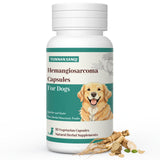 Yunnan Sanqi Blood Support Capsules for Dogs - 90 Capsules for Hemangiosarcoma, Hemoabdomen, Pericardial Effusion, Cancer Bleeding, Severe Bruising, Ulcer Bleeding & Bloody Stools