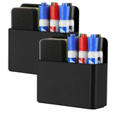 Camelmother 2Pcs Magnetic Dry Erase Marker Holder For Whiteboard Fridge