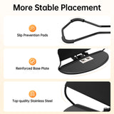 Jiabailie Pet Rocker Bed,Portable Pet Rocking Chair,Foldable Dog Bed,Washable Cat Cot,3-Position Height Adjustable for Cats Dogs up to 33 lbs (Black)