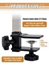 Grooming Table Arm Clamps,Grooming Table Arm Clamps, Kalolary Adjustable Replacement Aid Clamps to Attach Grooming Arms To Tables Accessories