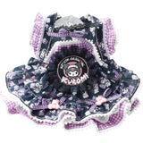Dog Princess Dresses Kuromi for Small Dogs Lolita Clothes Goth Lace Costume Pet Girl Cute Coat Outfits Fall Costumes (L,Black)