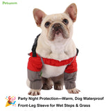 PetWarm Dog Front Leg Sleeves, Waterproof, Recovery Elbow and Knee Protector, All Season Dog Leg Sleeve for Small Dogs, Post Surgery Protection, Grey, S