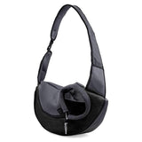 Kucehiup Pet Sling Carrier for Small Dogs Cats Breathable Mesh Travelling Hands-Free Puppy Backpack(Fits Approximately 3 lbs to 6 lb Pets)(Black)