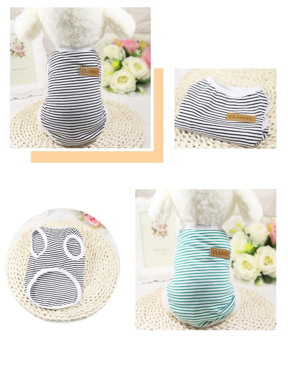 Small Dog Clothes for Boys Dogs Shirts Cat T Shirts Security French Bulldog Clothes Cute Oufits Doggy Apparels Yorkie Costume