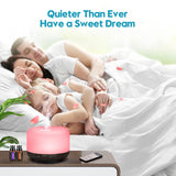 YIKUBEE Diffuser, 500ml Essential Oil Diffuser, Oil Diffuser with Remote Control, Aromatherapy Humidifier, Diffusers for Home, Diffusers for Essential Oils Large Room