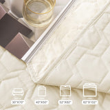 Tcksstex Waterproof and Anti-Slip Dog Bed Cover and Pet Blanket Sofa Pet Bed Mat ，car Incontinence Mattress Protectors Furniture Couch Cover for Most Cats Dogs, Pets（68x82- Ivory）