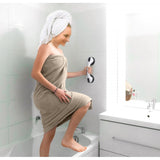 Grab Bars for Shower Heavy-Duty (2Pack)12-Inch ADA Compliant 350lbs Shower Grab Bars for Seniors Shower Handles for Elderly Suction Handicap Safety Handrail for Bathroom Bathtubs Showers Toilet