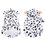 DELIFUR Dog Halloween Dalmatian Costume - Adorable Dog Hoodies for Small Pet Cute Animal Clothes Cosplay Sweatshirt Spotted (Dalmatian, Small)