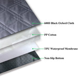 snugcubby Cargo Liner for Dogs 55"x91" Dog Rear Cargo Liner for SUV Cargo Mats for Back Car Trunk Mat for SUV Dog Trunk Cover with Side Walls