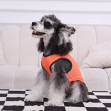 UNIPUP 2 Pack Cooling Shirts for Dogs, Lightweight Mesh Breathable Dog Clothes for Medium Dogs Boy Girl,Sun-Protection Sleeveless Shirts for Dog&Cat Puppy Vest Pet Apparel - L