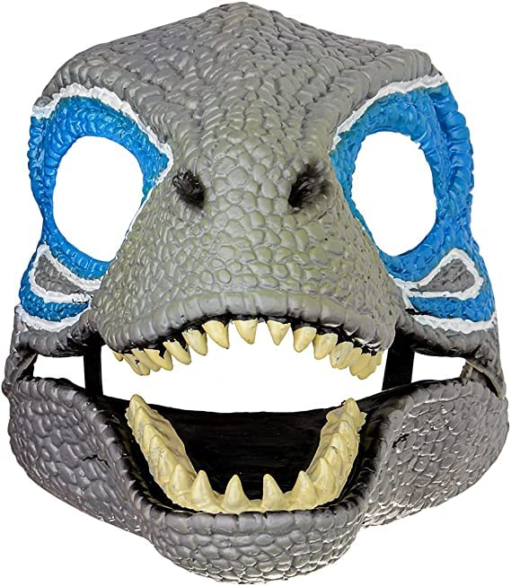 PIPI Dog Dinosaur Mask Headgear-Open Mouth Feeding-Tyrannosaurus Pet Full Face Mask Gala Funny Chin-Suitable for Large and Medium Dogs (A), 6.7x7.5x9.8 inches