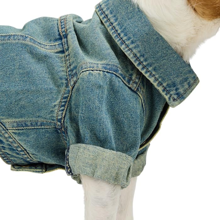 Reddy Icon Denim Dog Jacket Small