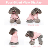 Petyoung Pet Bathrobe Dog Pajama Thickened Hooded Bathrobe Quick Drying and Super Absorbent Dog Bath Towel Soft Pet Nightwear for Puppy Small Dogs Cats