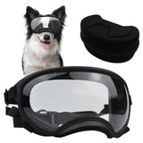 Pacify Dog Goggles for Large Dogs, UV Protection Dog Sunglasses with Adjustable Strap for Medium Large Dog Pet Glasses (Clear)