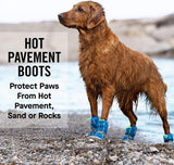 Canada Pooch Dog Boots for Hot Pavement - Dog Boots & Paw Protectors with Anti Slip Rubber | Water Friendly, Breathable Dog Shoes for Hot Days, Great for Dogs Neon Pink - Size 2