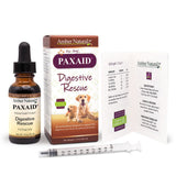 Amber NaturalZ Paxaid Digestive Rescue for Dogs and Puppies | Supports Normal Appetite, Gut Function, and Stool Consistency During Occasional Gastric Discomfort and Dietary Changes 1 Fluid Ounce