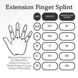 LMB Spring Finger Extension Splint, Assists in Extending PIP Joint with A Slight Extension Effect on the MP Joint, Size A