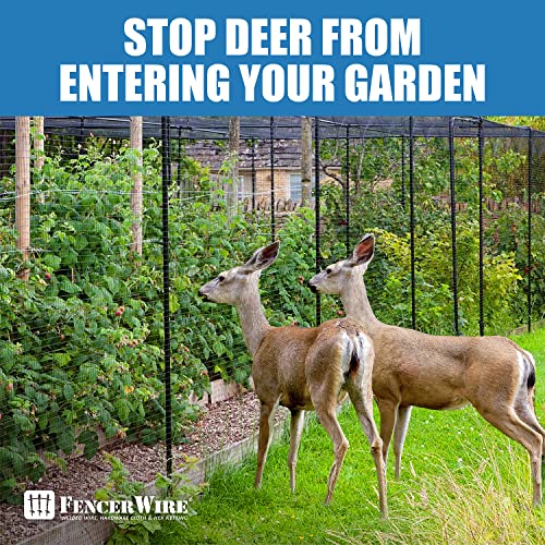 Fencer Wire 7 ft. x 100 ft. Garden & Plant Protective Netting with 3/4" Mesh, Reusable & Doesn't Tangle, Protection Against Bird, Deer and Other Animals, Multiple Choices Available
